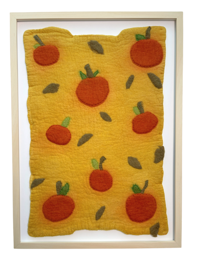 a bushel of luck, 2026, Merino and Ontario dorset-blend wool with natural dyes, size: 23.5" x 15.75"
